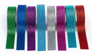 Taśma ozdobna Taśma dekoracyjny Glossy disp.24szt. 15x5 [mm x m] mix Astra Creativo