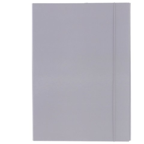 Teczka z szerokim grzbietem na gumkę A4 szary Barbara (1821034)