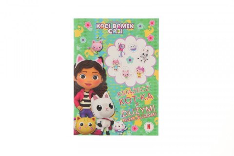 Wydrapywanka Koci Domek Gab Książecz-kot-ka z dużymi naklejkami Trefl (Ks97641)