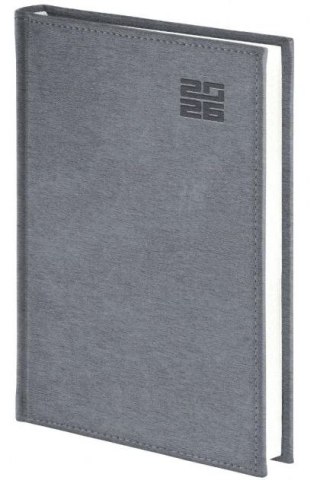 Kalendarz książkowy (terminarz) 400 STRON SREBRNY ALUMINIUM STANDARD A4 Wokół Nas (237 A4DB)