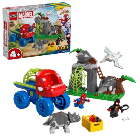 Klocki konstrukcyjne Spidey Misja ratunkowa zespołu Spidey'ego w dinoterenówce Lego (11199)