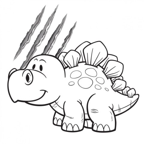 Kolorowanka Dino świat