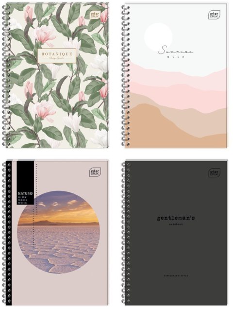 Kołozeszyt (kołonotatnik) A4 160k. 70g krata Interdruk (KOŁOZA4160)