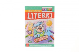 Książeczka edukacyjna Piszę i koloruję. Literki. Aksjomat