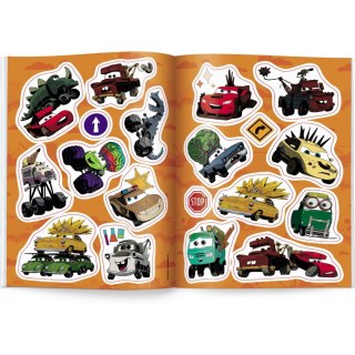 Książka dla dzieci Auta z naklejkami Ameet (NA 9131)