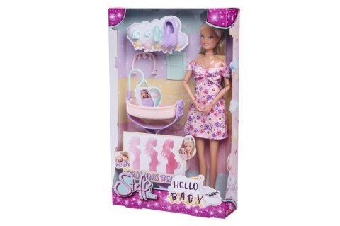 Lalka Steffi Hello baby z rosnącym brzuchem [mm:] 290 Simba (573-3680)