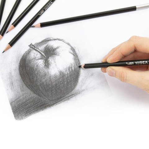 Ołówek Artystyczne Ołówki z węglem mix Derform (ZOW6KA)