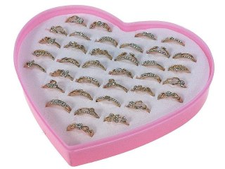 Pierścionek zestaw 36szt. Adar (605770)