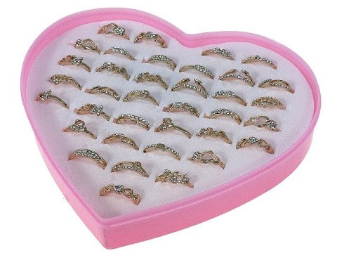 Pierścionek zestaw 36szt. Adar (605770)