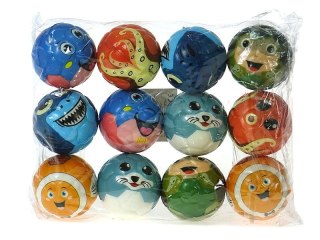 Piłeczka piankowa miękkie, śred.6,3cm, opak 12szt Adar (583269)