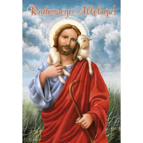 Pocztówka wielkanoc złocona Pol-mak (PLz)