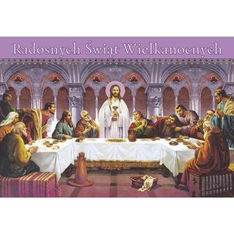 Pocztówka wielkanoc złocona Pol-mak (PLz)