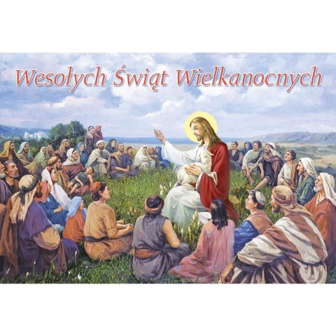 Pocztówka wielkanoc złocona Pol-mak (PLz)