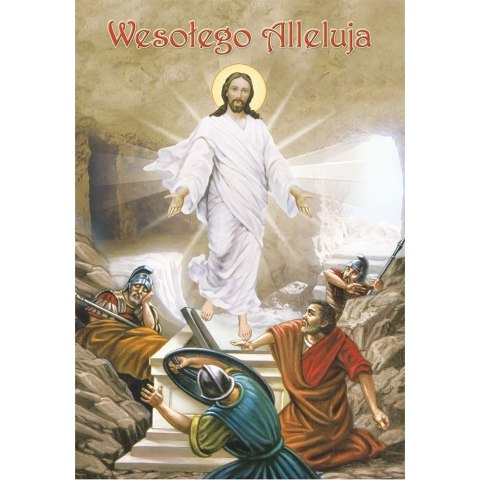 Pocztówka wielkanoc złocona Pol-mak (PLz)