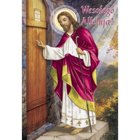 Pocztówka wielkanoc złocona Pol-mak (PLz)