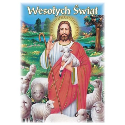 Pocztówka wielkanoc złocona Pol-mak (PLz)