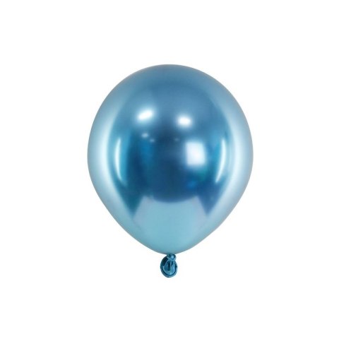 Balon gumowy 50szt. niebieski Partydeco (CHB1-5-001-50)