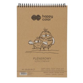 Blok artystyczny Happy Color szkicownik A4 80g 70k Happy Color (HA 3808 2030-P70)
