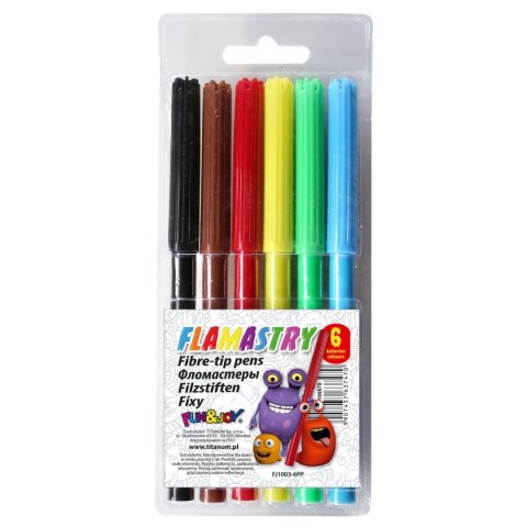 Flamaster 6 kol. Fun&Joy (FJ1003-6PP)