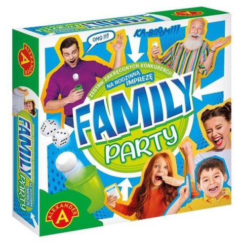 Gra edukacyjna FAMILY PARTY/ ZESTAW GIER Alexander