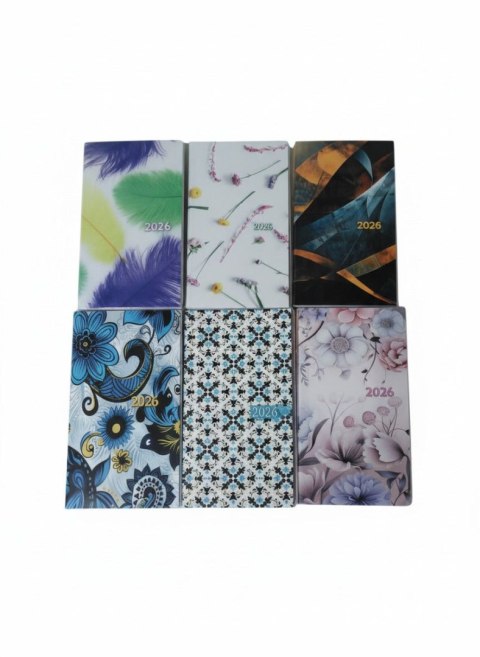 Kalendarz książkowy (terminarz) kieszonkowy 90mm x 160mm Avanti (KK-2F)