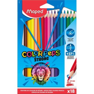 Kredki ołówkowe Colorpeps 18 kol. Maped (862718)