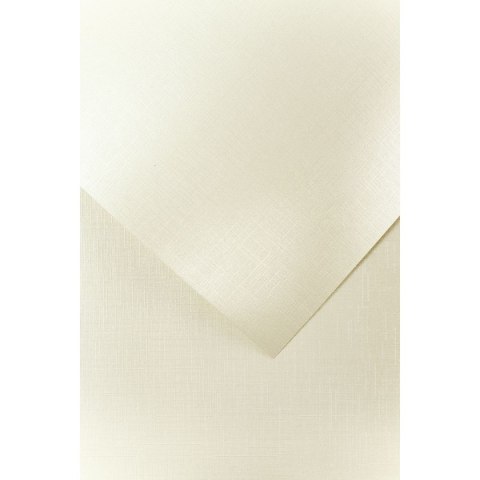 Papier ozdobny (wizytówkowy) holland kremowy A4 kremowy 230g Galeria Papieru (200502)