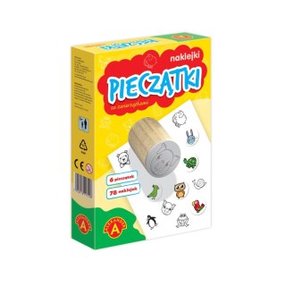 Pieczątka ZE ZWIEZĘTAMI okrągła Alexander