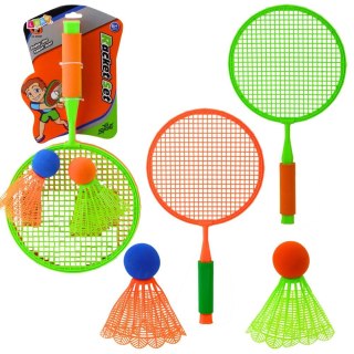 Rakieta plażowa 2 Rakietki 2 Duże Lotki Z Piłką Lean (23240)