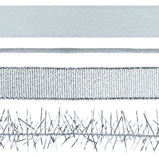 Wstążka Craft-Fun Series 4 wzoryx2 [mm x m] srebrna Titanum (709047)