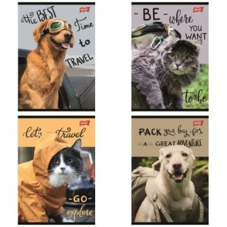 Zeszyt Traveler A5 60k. 70g linia Unipap