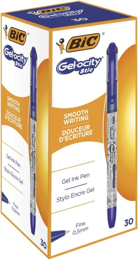 Długopis żelowy GEL_OCITY wkład niebieski 0,5mm Bic (1010266)
