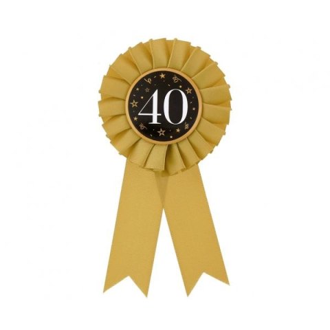 Kotylion jubileuszowy 40 złoty Godan (YH-KJ40)