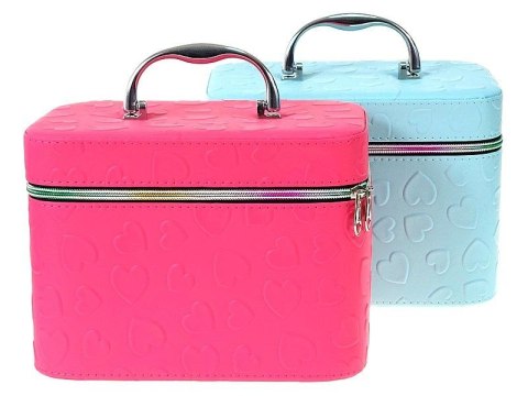 Kuferek L, walizka z lusterkiem, zapinany na zamek Adar (599536)