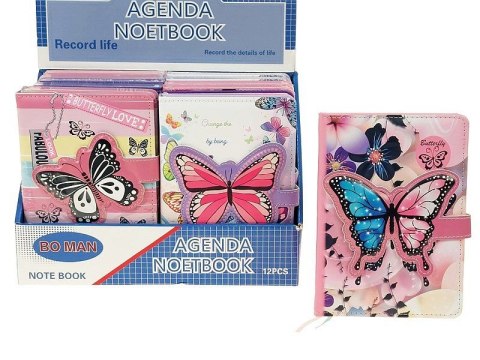 Notes (notatnik) z motylkiem A5 krata [mm:] 180x130 Adar (620308)