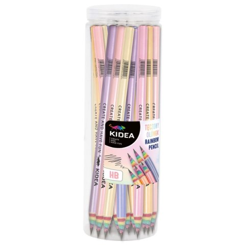Ołówek TĘCZOWY OŁÓWEK HB Kidea (TEOKA)