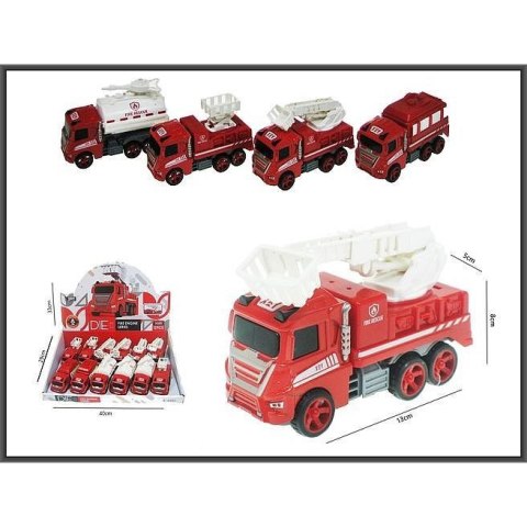 Samochód strażacki 13cm z napędem Hipo (HX126)