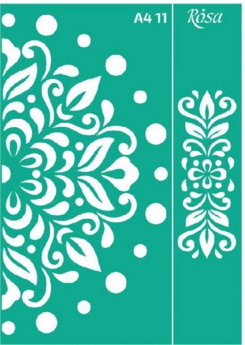 Szablon Ornamenty roślinne Rosa (11)