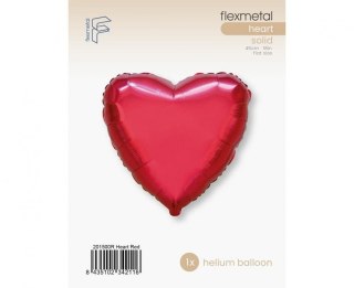 Balon foliowy Serce (czerwone), pakowany 18cal Godan (C201500R)