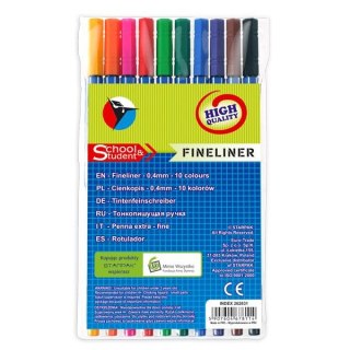 Cienkopis wkład mix 0,4mm 10kol. Starpak (262631)