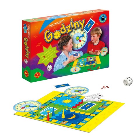 Gra edukacyjna poznajemy godziny Alexander (5906018002096)