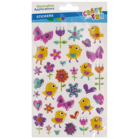 Naklejka (nalepka) kurczak Craft With Fun (555455)