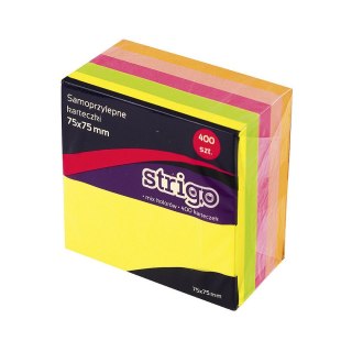 Notes samoprzylepny (karteczki) karteczki mix 400k [mm:] 75x75 Strigo (SSN001)