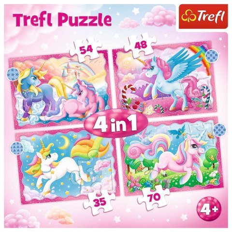 Puzzle 4w1 el. Trefl (34389)