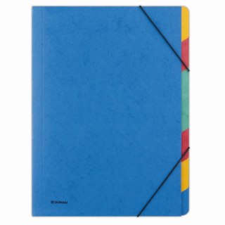 Teczka do podpisu A4 niebieski 7k. karton 500g [mm:] 260x343 Donau (8647119-10)