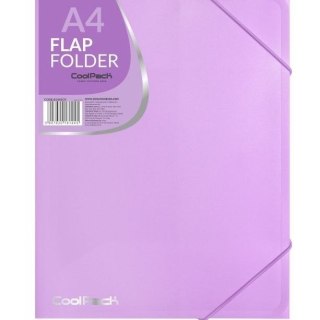 Teczka plastikowa na gumkę Pastelowa A4 fiolet Patio (81445)