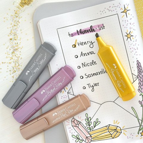 Zakreślacz wkład srebrny 1-5mm Faber Castell (154661)