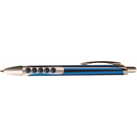 Długopis wielkopojemny wkład niebieski 0,7mm Tetis (KD954-NM)