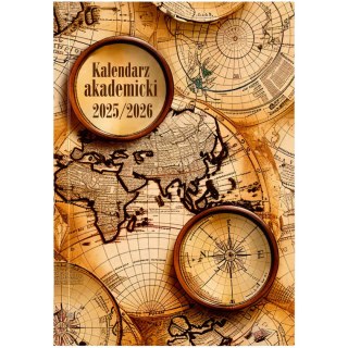 Kalendarz nauczyciela książkowy (terminarz) EKO MAPA A5 Wydawnictwo Wokół Nas (A5TA072B)