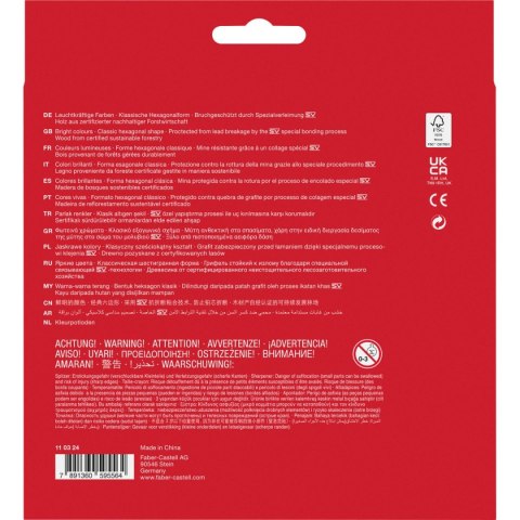 Kredki ołówkowe 24 kol. Faber Castell (110324)